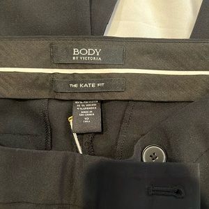 Black bootcut trousers